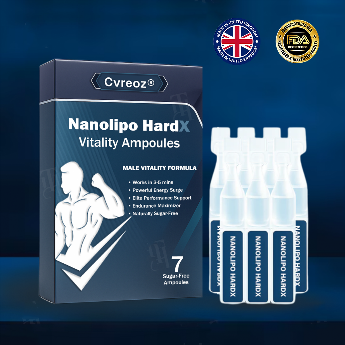 `Cvreoz® Nanolipo HardX Vitality Ampoules